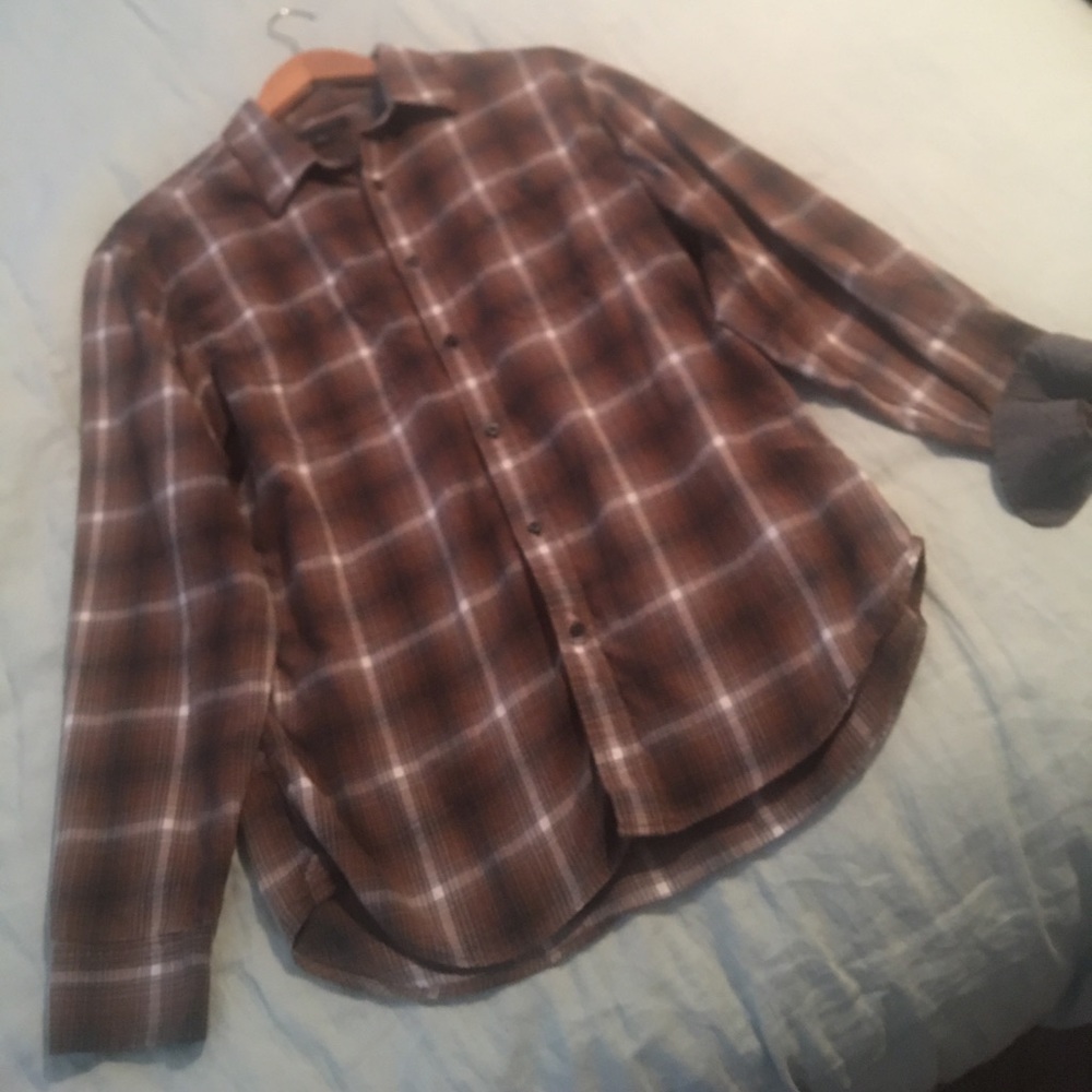 Banana Republic Plaid Button-Down